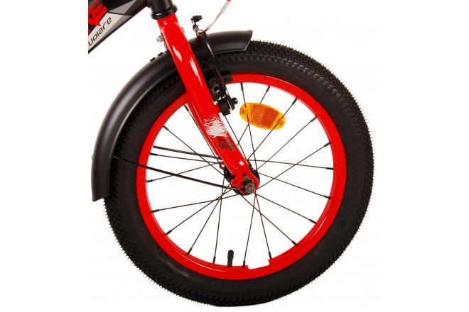 Volare Thombike Kinderfiets - Jongens - 16 inch - Zwart Rood