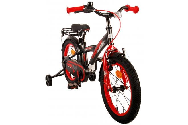 Volare Thombike Kinderfiets - Jongens - 16 inch - Zwart Rood