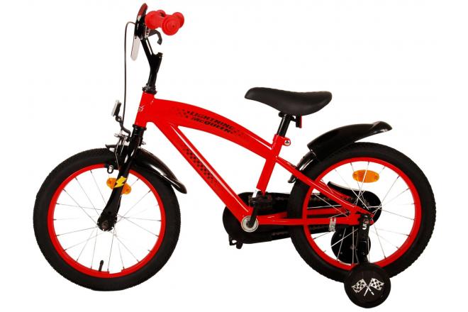 Disney Cars Kinderfiets - Jongens - 16 inch - Rood