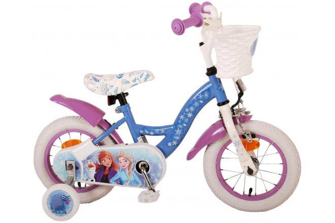 Disney Frozen 2 Kinderfiets - Meisjes - 12 inch - Blauw/Paars