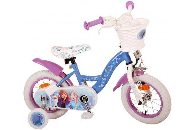 Disney Frozen 2 Kinderfiets - Meisjes - 12 inch - Blauw/Paars