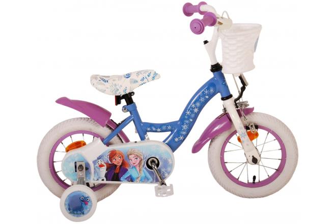 Disney Frozen 2 Kinderfiets – Meisjes – 12 inch – Blauw/Paars