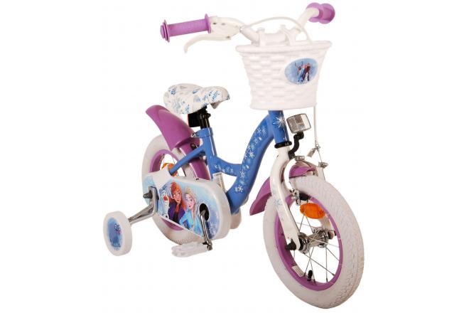 Disney Frozen 2 Kinderfiets - Meisjes - 12 inch - Blauw/Paars