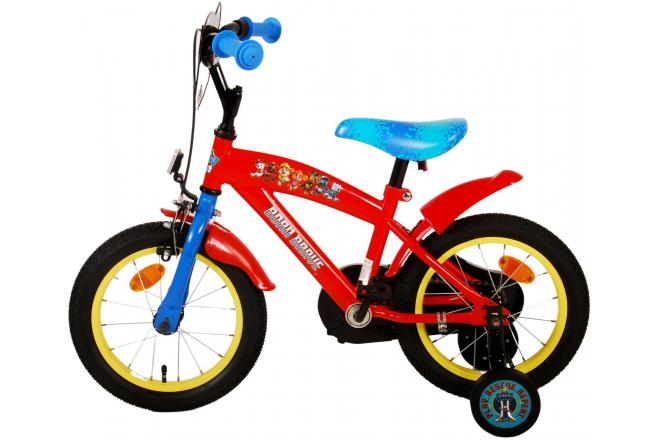 Paw Patrol Kinderfiets - Jongens - 14 inch - Rood/Blauw