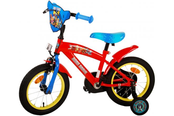 Paw Patrol Kinderfiets - Jongens - 14 inch - Rood/Blauw