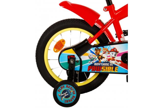 Paw Patrol Kinderfiets - Jongens - 14 inch - Rood/Blauw