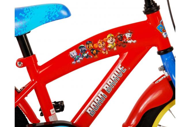 Paw Patrol Kinderfiets - Jongens - 14 inch - Rood/Blauw