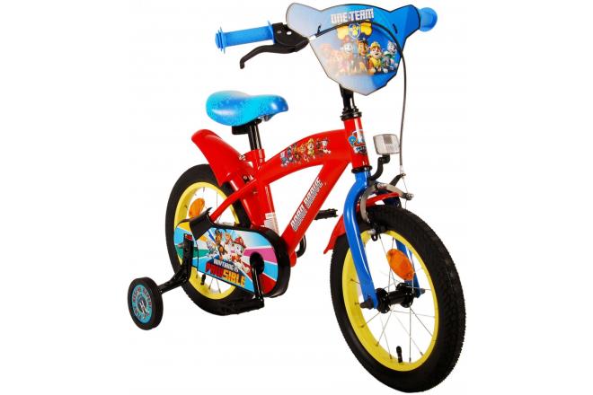 Paw Patrol Kinderfiets - Jongens - 14 inch - Rood/Blauw