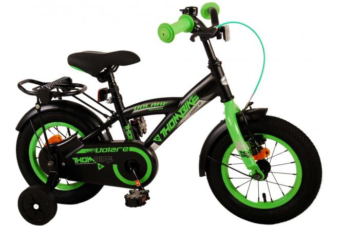 Volare Thombike Kinderfiets - Jongens - 12 inch - Zwart Groen