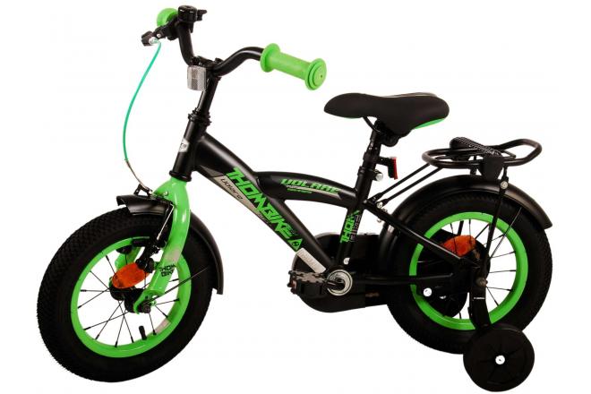 Volare Thombike Kinderfiets - Jongens - 12 inch - Zwart Groen