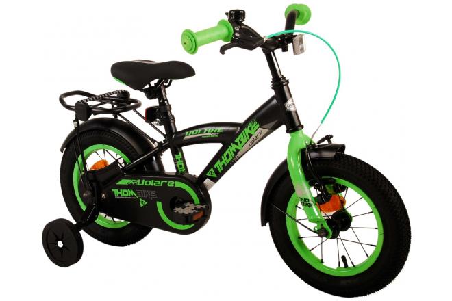 Volare Thombike Kinderfiets - Jongens - 12 inch - Zwart Groen