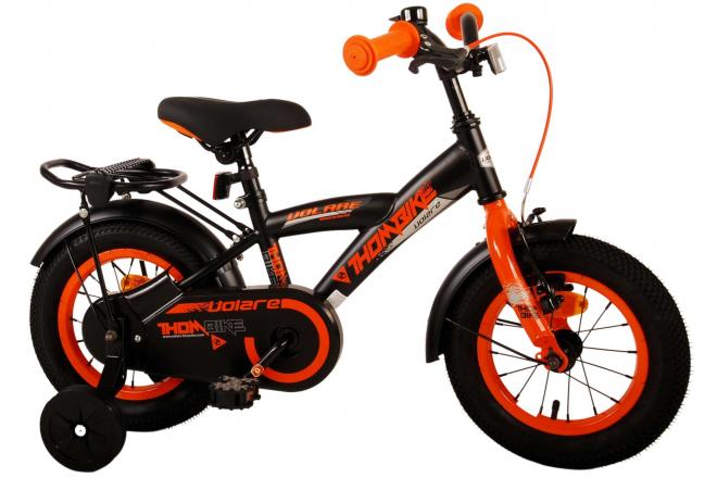 Volare Thombike Kinderfiets - Jongens - 12 inch - Zwart Oranje