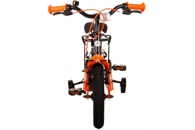 Volare Thombike Kinderfiets - Jongens - 12 inch - Zwart Oranje - Twee Handremmen