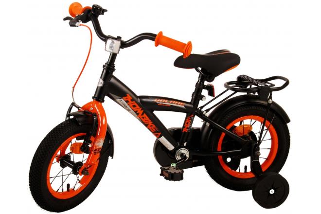 Volare Thombike Kinderfiets - Jongens - 12 inch - Zwart Oranje