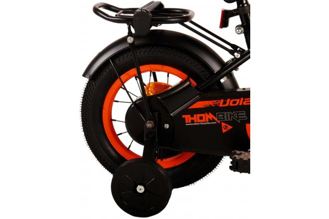 Volare Thombike Kinderfiets - Jongens - 12 inch - Zwart Oranje