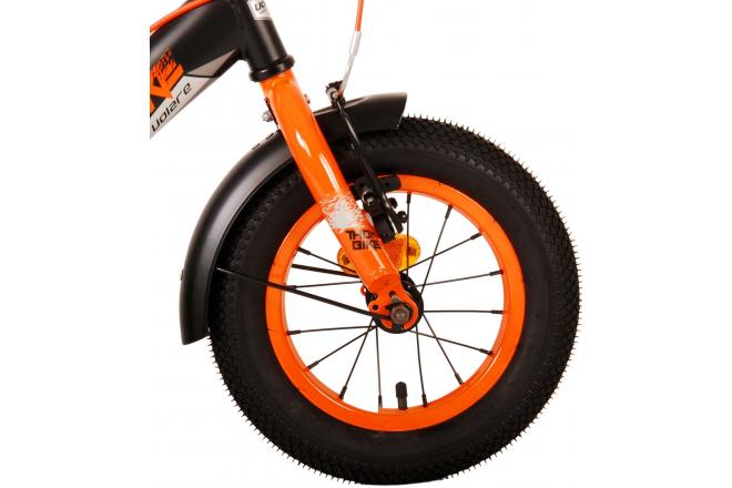 Volare Thombike Kinderfiets - Jongens - 12 inch - Zwart Oranje - Twee Handremmen