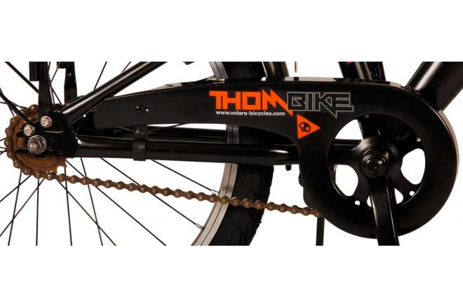 Volare Thombike Kinderfiets - Jongens - 20 inch - Zwart Oranje - Twee Handremmen