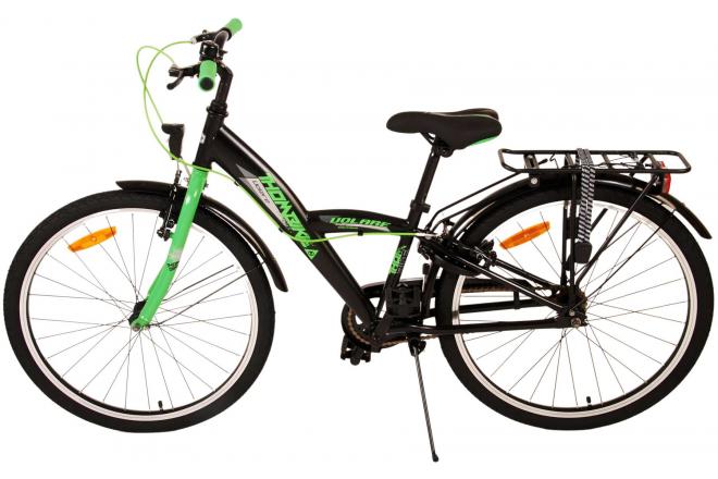 Volare Thombike Kinderfiets - Jongens - 24 inch - Zwart Groen - Twee handremmen