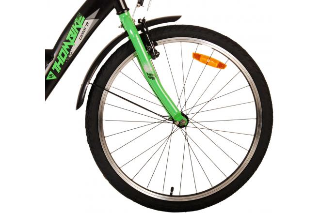 Volare Thombike Kinderfiets - Jongens - 24 inch - Zwart Groen