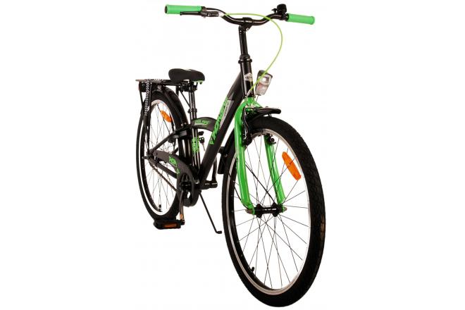 Volare Thombike Kinderfiets - Jongens - 24 inch - Zwart Groen