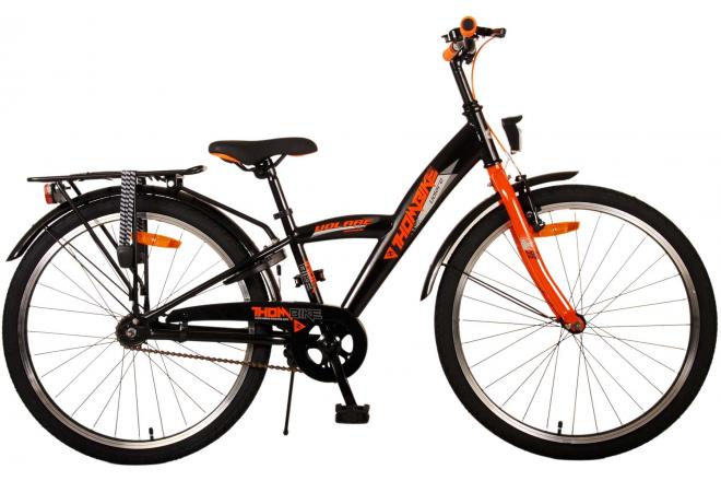 Volare Thombike Kinderfiets - Jongens - 24 inch - Zwart Oranje