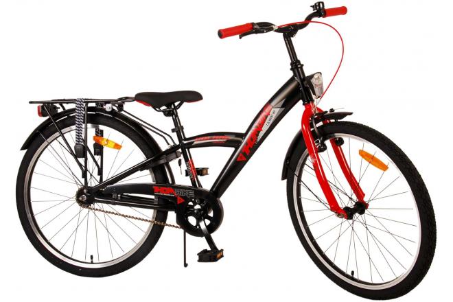 Volare Thombike Kinderfiets - Jongens - 24 inch - Zwart Rood