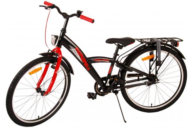 Volare Thombike Kinderfiets - Jongens - 24 inch - Zwart Rood