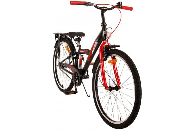 Volare Thombike Kinderfiets - Jongens - 24 inch - Zwart Rood