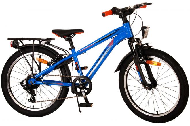 Volare Cross Kinderfiets - Jongens - 20 inch - Blauw - 6 versnellingen