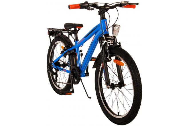 Volare Cross Kinderfiets - Jongens - 20 inch - Blauw - 6 versnellingen