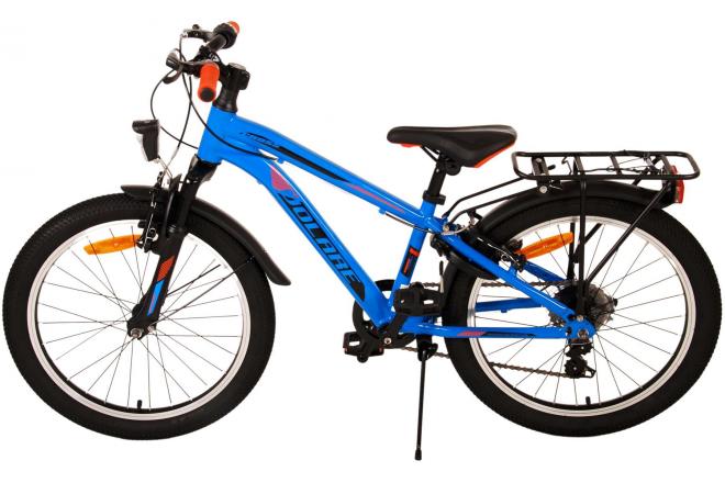 Volare Cross Kinderfiets - Jongens - 20 inch - Blauw - 6 versnellingen