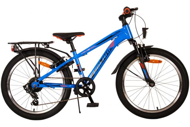 Volare Cross Kinderfiets - Jongens - 20 inch - Blauw - 6 versnellingen