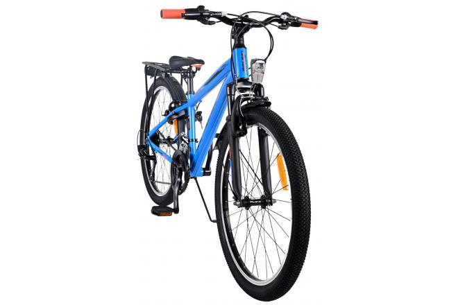 Volare Cross Kinderfiets - Jongens - 24 inch - Blauw - 18 versnellingen