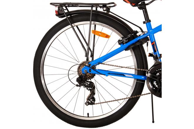 Volare Cross Kinderfiets - Jongens - 26 inch - Blauw 18 versnellingen