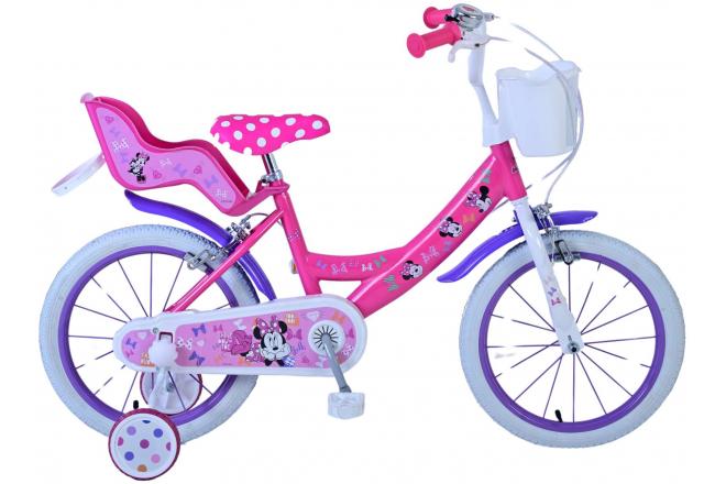 Minnie Cutest Ever! Kinderfiets - Meisjes - 16 inch - Roze - Twee handremmen