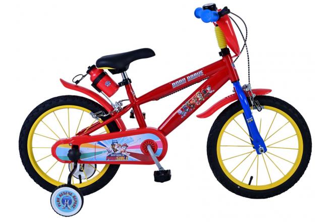 Paw Patrol Kinderfiets - Jongens - 16 inch - Rood