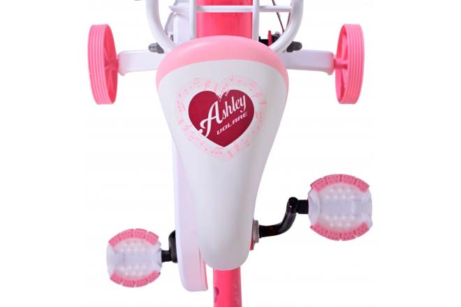 Volare Ashley Kinderfiets - Meisjes - 12 inch - Rood/Roze