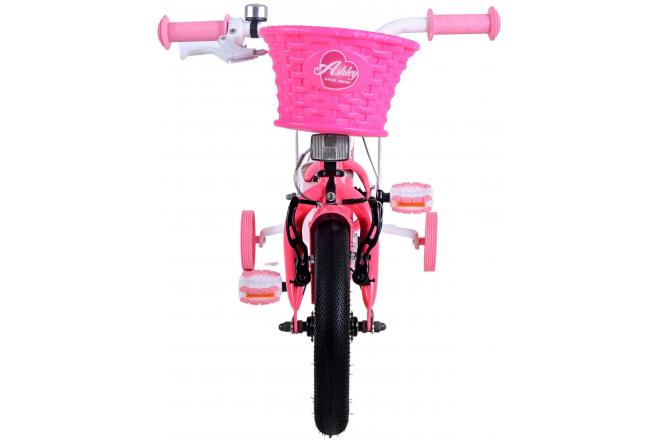 Volare Ashley Kinderfiets - Meisjes - 12 inch - Rood/Roze