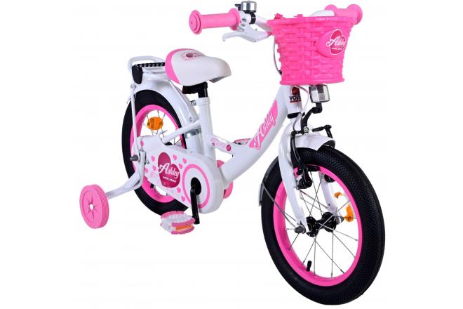 Volare Ashley Kinderfiets - Meisjes - 14 inch - Wit