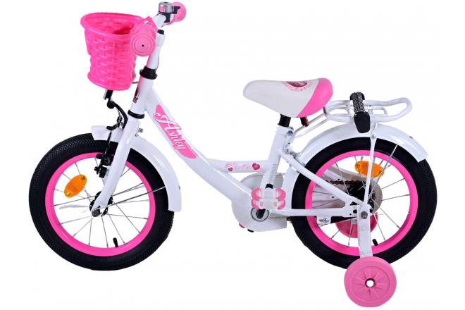 Volare Ashley Kinderfiets - Meisjes - 14 inch - Wit