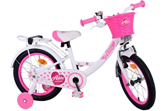 Volare Ashley Kinderfiets - Meisjes - 16 inch - Wit