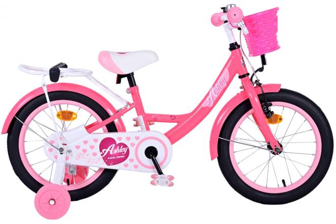 Volare Ashley Kinderfiets - Meisjes - 16 inch - Roze/Rood