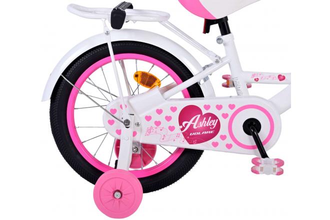 Volare Ashley Kinderfiets - Meisjes - 16 inch - Wit