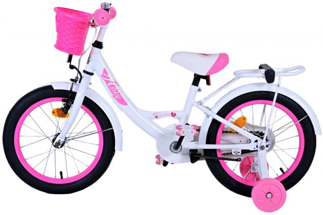 Volare Ashley Kinderfiets - Meisjes - 16 inch - Wit