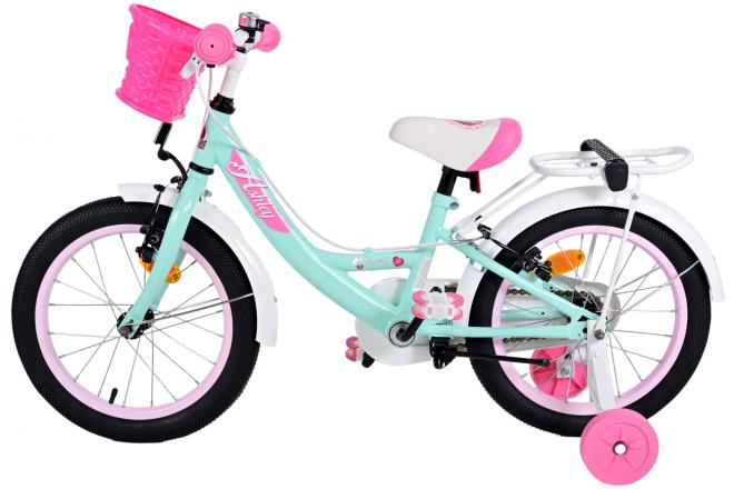 Volare Ashley Kinderfiets - Meisjes - 16 inch - Groen - Twee Handremmen