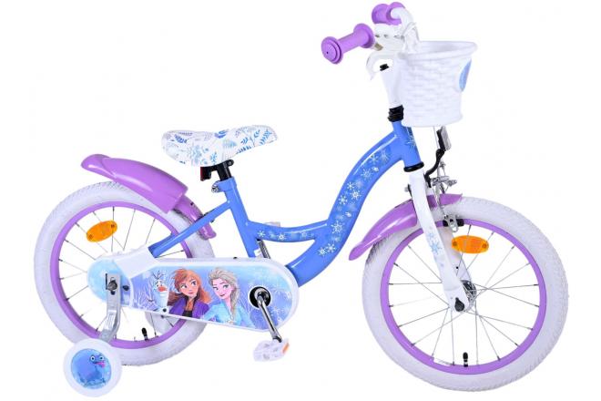 Disney Frozen 2 Kinderfiets - Meisjes - 16 inch - Blauw/Paars