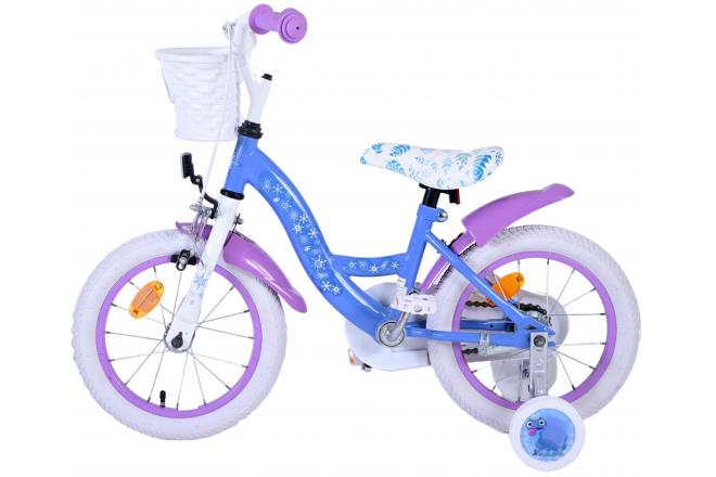 Disney Frozen 2 Kinderfiets - Meisjes - 14 inch - Blauw/Paars