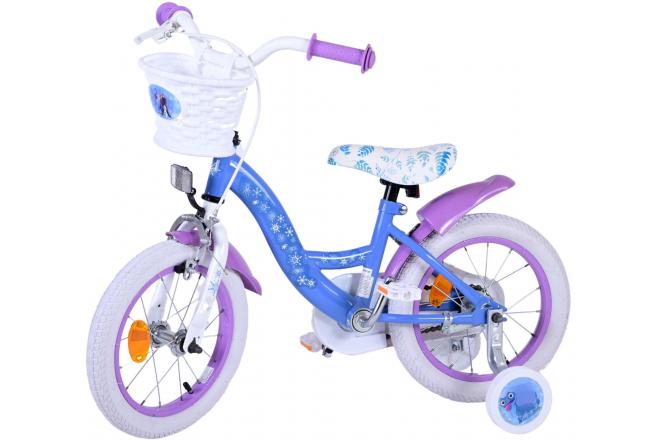 Disney Frozen 2 Kinderfiets - Meisjes - 14 inch - Blauw/Paars