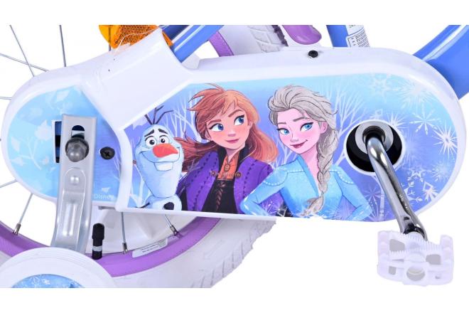 Disney Frozen 2 Kinderfiets - Meisjes - 14 inch - Blauw/Paars