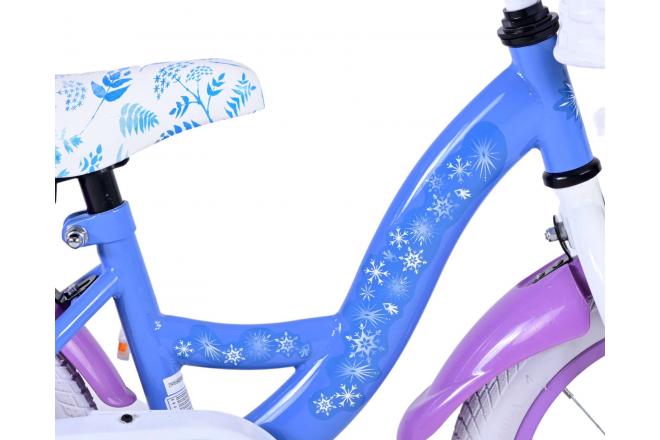 Disney Frozen 2 Kinderfiets - Meisjes - 14 inch - Blauw/Paars